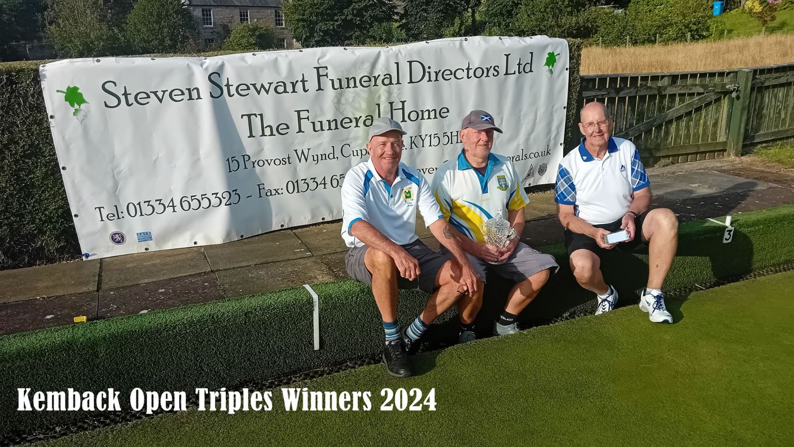 Winners of The Kemback Open Triples Competition 2024 Winners of The Kemback Open Triples Competition 2024
